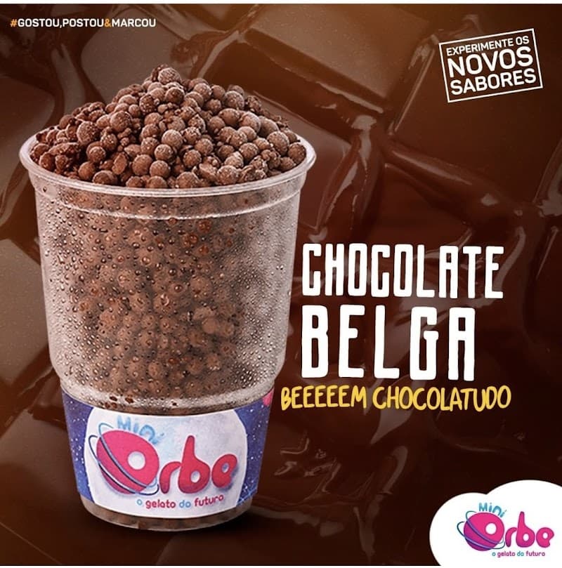 Sorvete de bolinhas - Mini Orbe Paulista